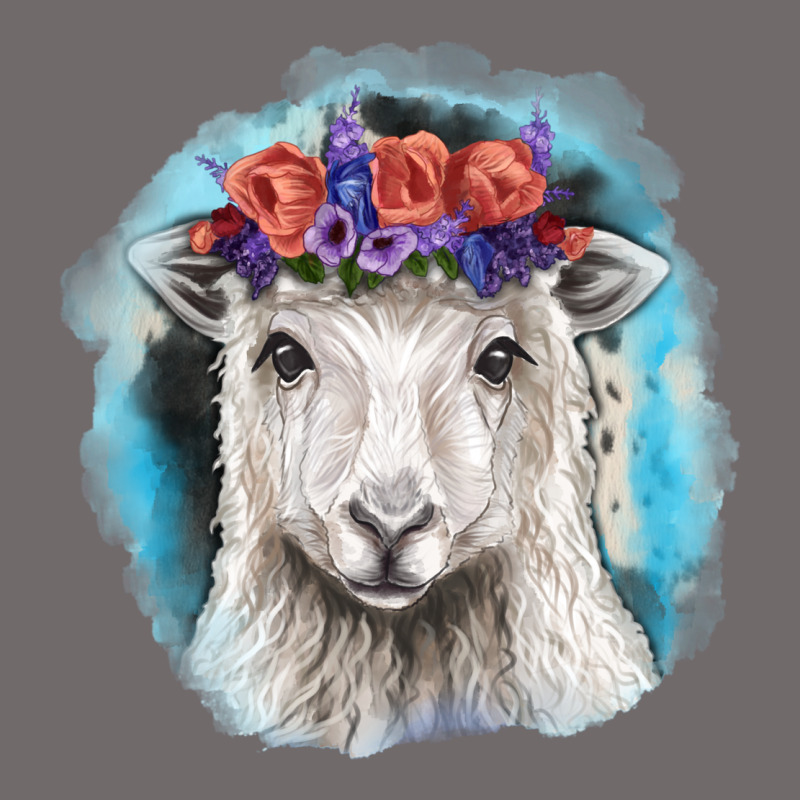 Sunflower Sheep With Background Urban Heavy Tee by RanaPortraitStore | Teevron