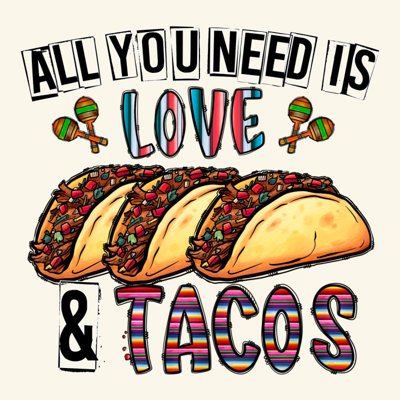 All You Need Is Love And Tacos Premium Hoodie by CowhideDigitalArt | Teevron