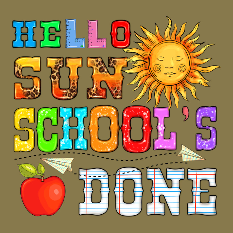 Hello Sun Schools Done Premium Hoodie by HRA Design Shop | Teevron