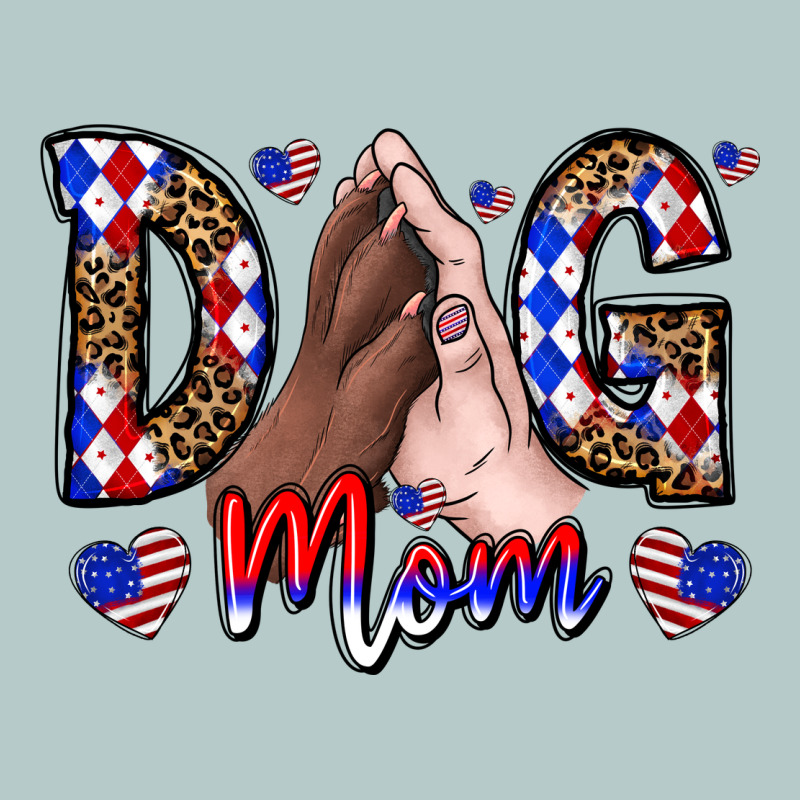 America Dog Mama Heavy Core Tee by CowhideDigitalArt | Teevron