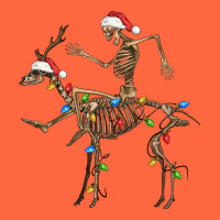 Skeleton Deer Santa Premium Hoodie | Teevron