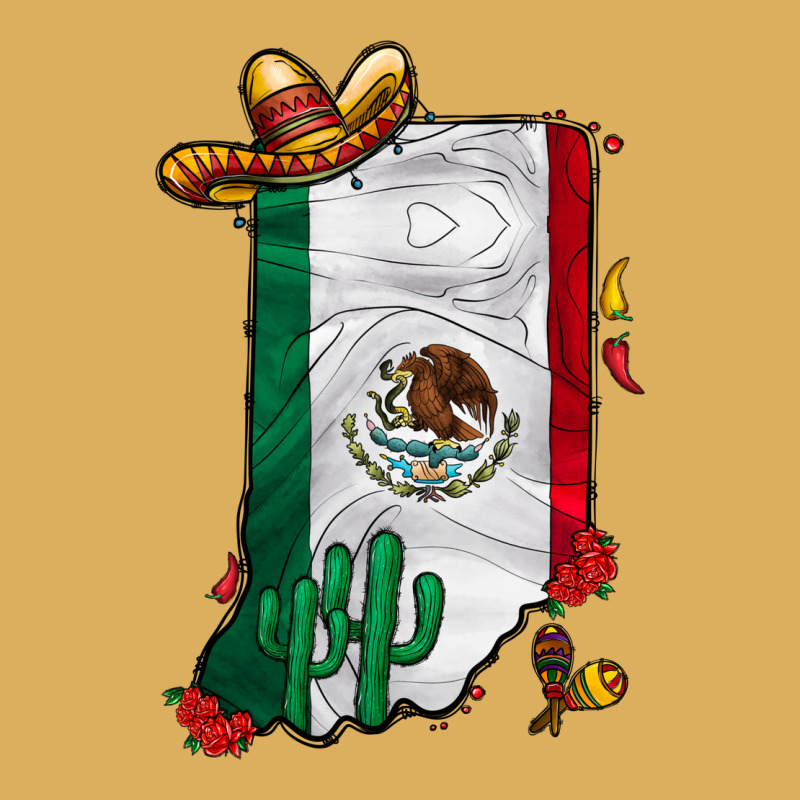 Mexican Indiana Premium Hoodie by CowhideDigitalArt | Teevron