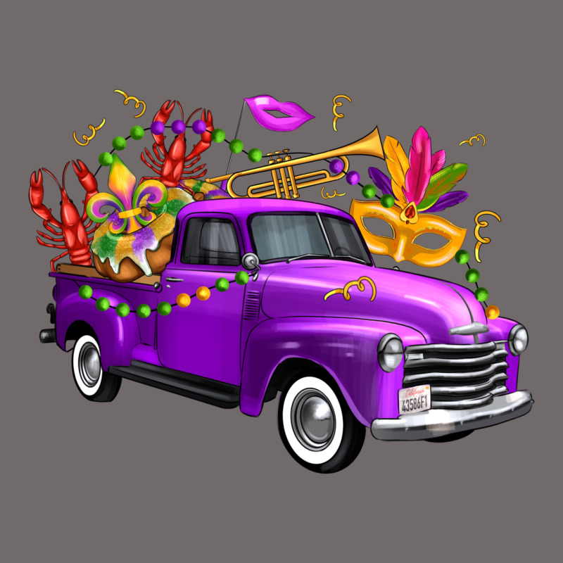 Mardi Gras Truck King's Cake Urban Hoodie by FaDigitalArtStudio | Teevron