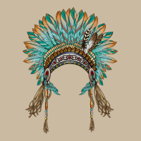 Native American Headdress Turquise Long Sleeve Tee | Teevron