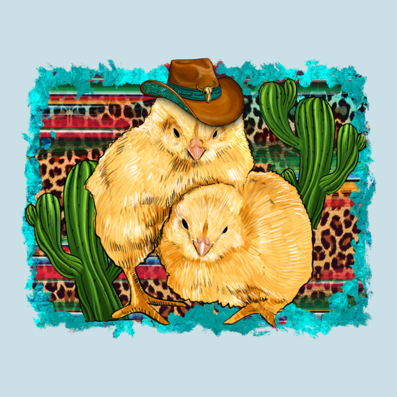 Western Cowboy Chicks Cactus Coop Animals  Leopard Serape Turquoise Ladies Tee by Artiststas | Teevron