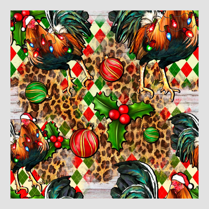 Christmas Leopard Chicken Premium Hoodie by FaDigitalArtStudio | Teevron