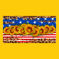 Usa Flag Sunflowers License Plate Premium Hoodie | Teevron