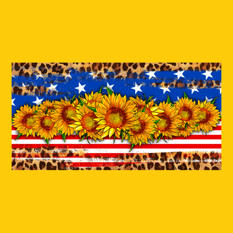 Usa Flag Sunflowers License Plate Premium Hoodie by HRA Design Shop | Teevron