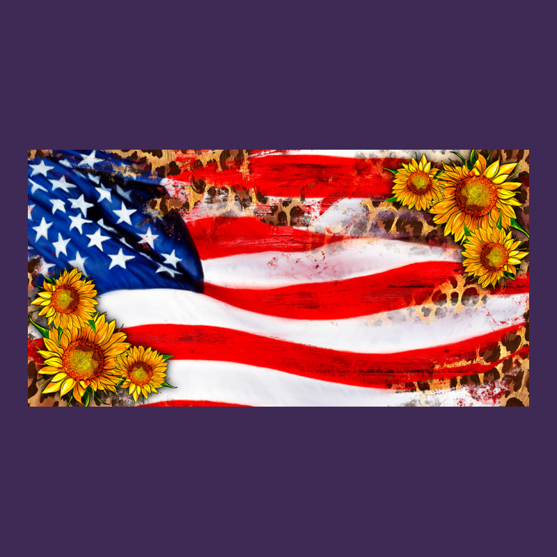 Usa Flag And Sunflower License Plate Premium Hoodie by HRA Design Shop | Teevron