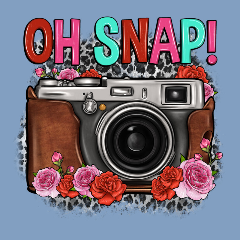 Oh Snap Rose Grey Leopard Vintage Camera Urban Hoodie by FaDigitalArtStudio | Teevron