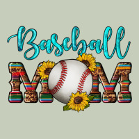Western Leopard Serape Wooden Sunflowers  Turquoise Glitter Mom Baseba Ladies Tee | Teevron