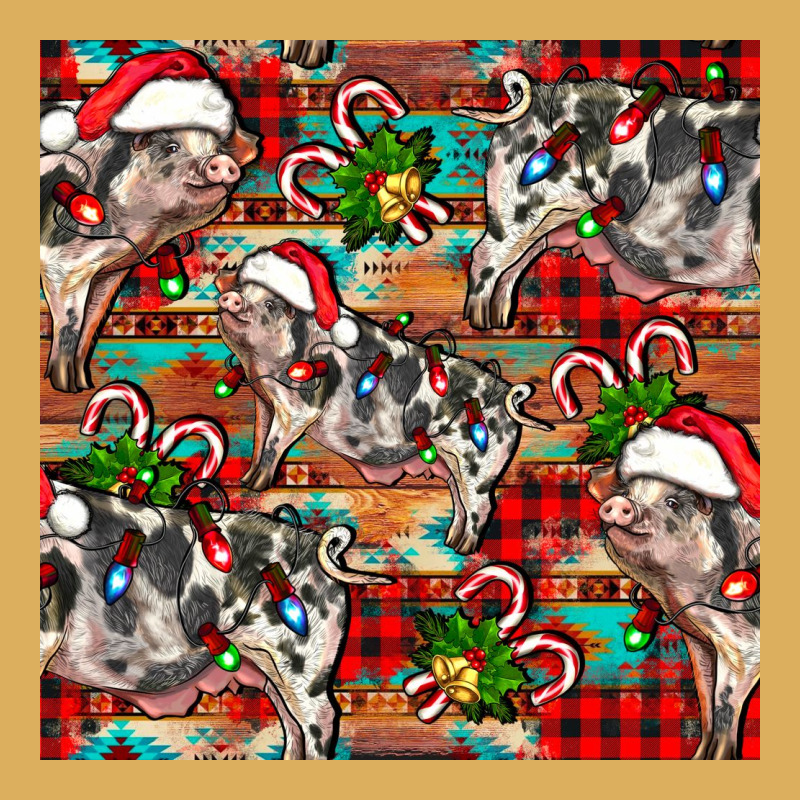 Christmas Pig  Aztec Premium Hoodie by FaDigitalArtStudio | Teevron