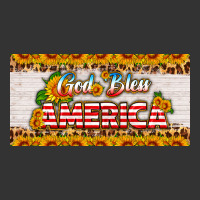 god bless america sunflower license plate | Teevron