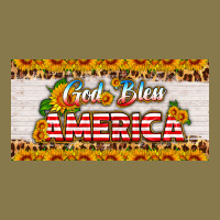 God Bless America Sunflower License Plate Premium Hoodie | Teevron