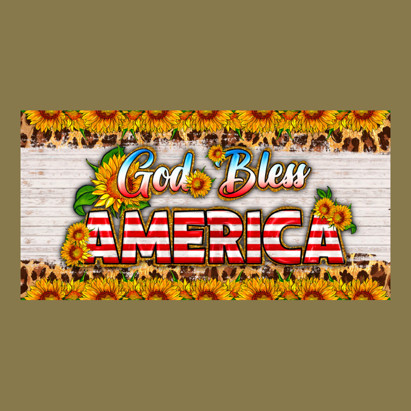 God Bless America Sunflower License Plate Premium Hoodie by HRA Design Shop | Teevron