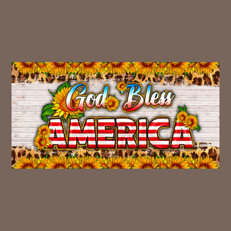 God Bless America Sunflower License Plate Premium Hoodie by HRA Design Shop | Teevron