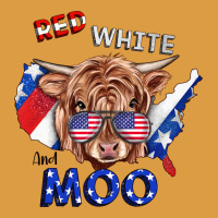 Red White And Moo Cow Urban Heavy Tee | Teevron