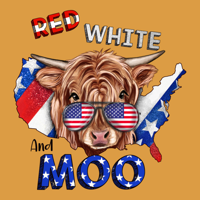 Red White And Moo Cow Urban Heavy Tee by RanaPortraitStore | Teevron