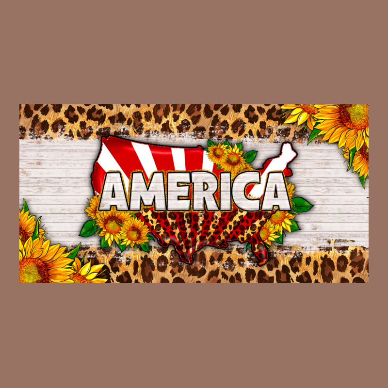 America Map Sunflower License Plate Premium Hoodie by HRA Design Shop | Teevron