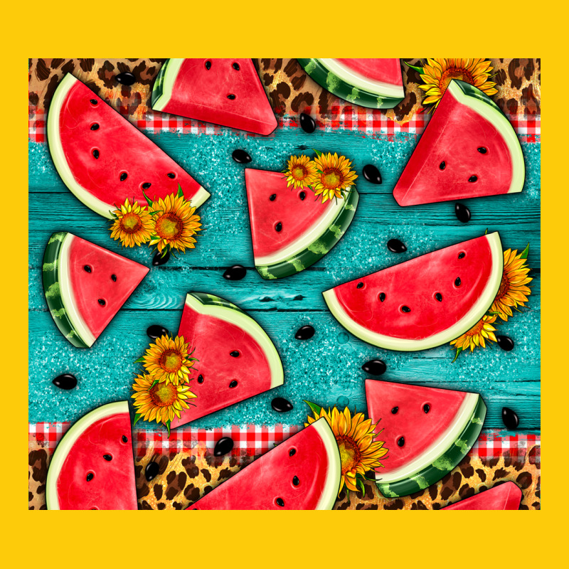 Watermelon And Sunflowers Premium Hoodie by HRA Design Shop | Teevron