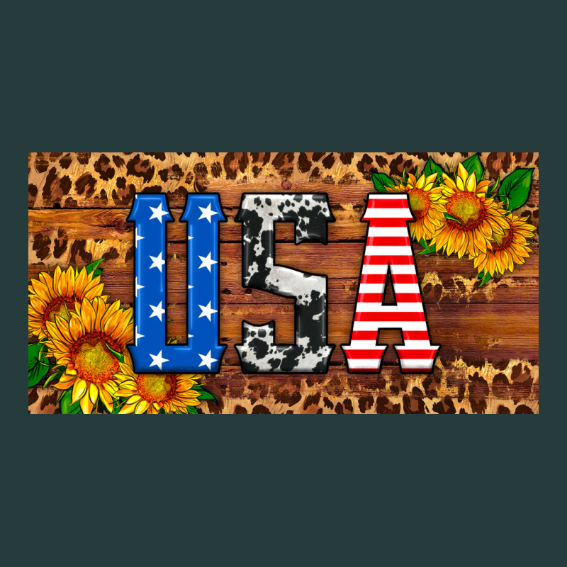 Usa Sunflowers License Plate Premium Hoodie by HRA Design Shop | Teevron