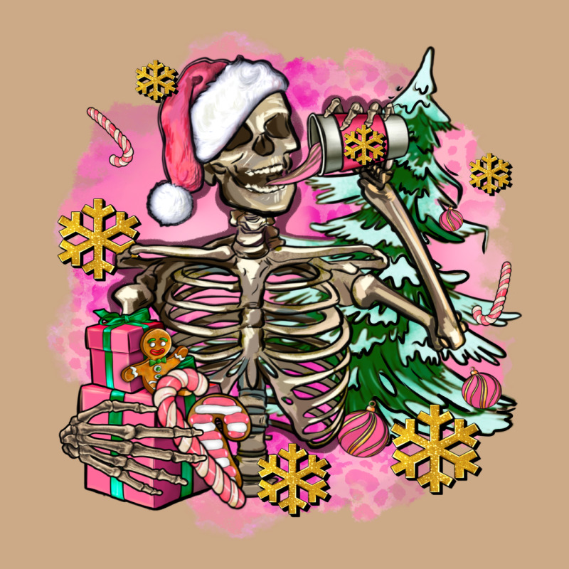 Pink Coffee Gifts Christmas Skeleton Coffee Vintage Hoodie by AdoDesignShop | Teevron
