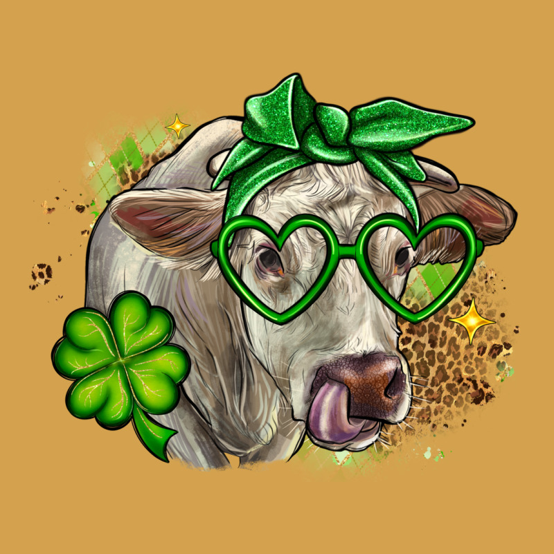 Charolais St. Patrick's Day Urban Hoodie by OliviaCreatesArt | Teevron