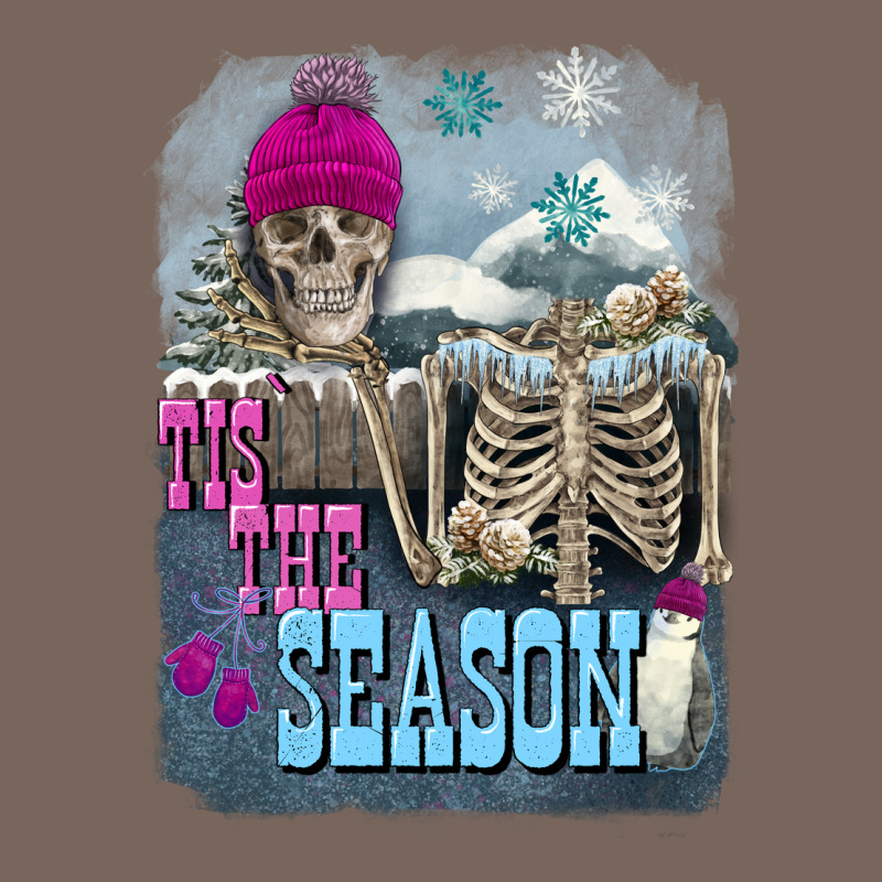 Winter Tis The Season Skeleton Premium Hoodie by FaDigitalArtStudio | Teevron