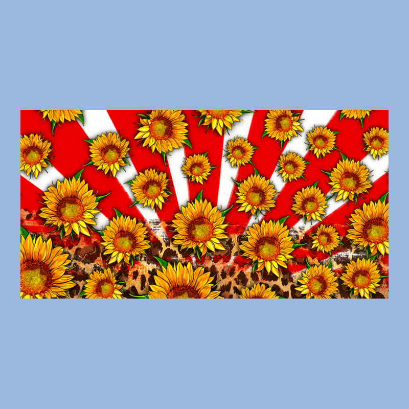 Usa Sunflowers Leopard License Plate Premium Hoodie by HRA Design Shop | Teevron