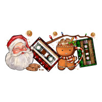 coffee cup santa cassette cookie | Teevron