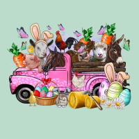 Easter Day Farm Animals Truck Premium Hoodie | Teevron