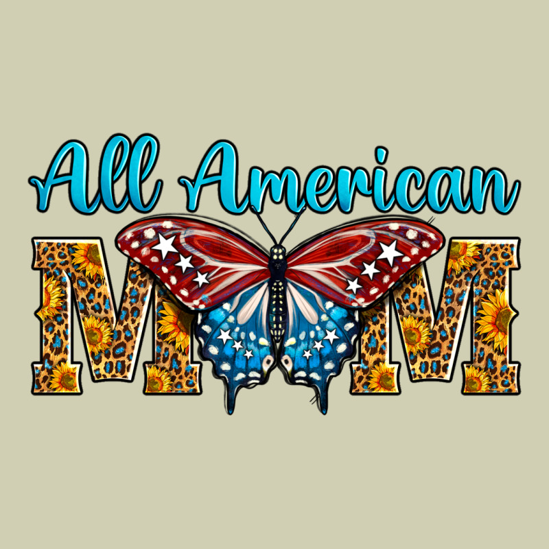 All American Mom Butterfly Heavy Core Tee by LillyAllenDesigns | Teevron
