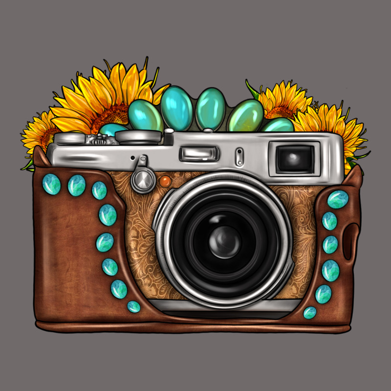 Sunflower Gemstone Vintage Camera Urban Hoodie by FaDigitalArtStudio | Teevron