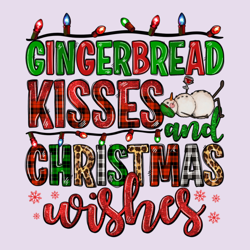 Gingerbread Kisses And Christmas Wishes Premium Hoodie by FaDigitalArtStudio | Teevron