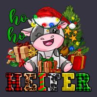 Ho Ho Heifer Little Cute Christmas Cow Vintage Hoodie | Teevron