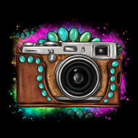 Tie Dye Gemstone Vintage Camera Urban Hoodie | Teevron
