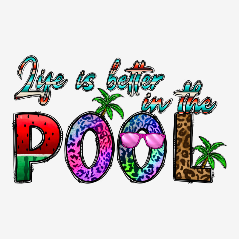 Life Is Better İn The Pool Urban Hoodie by CowhideDigitalArt | Teevron