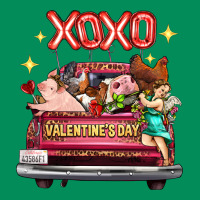 Valentine's Day Truck Farm Animals Cupid Xoxo Urban Hoodie | Teevron