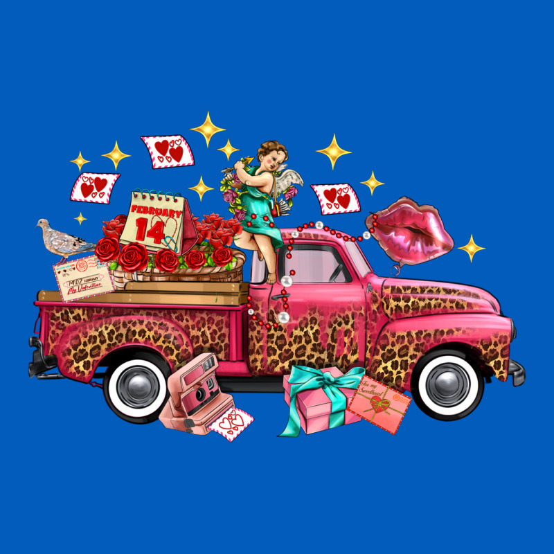 Valentine's Day Truck Photography Love Side View Urban Hoodie by FaDigitalArtStudio | Teevron