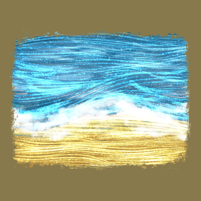 Glitter Beach Background Premium Hoodie by HRA Design Shop | Teevron