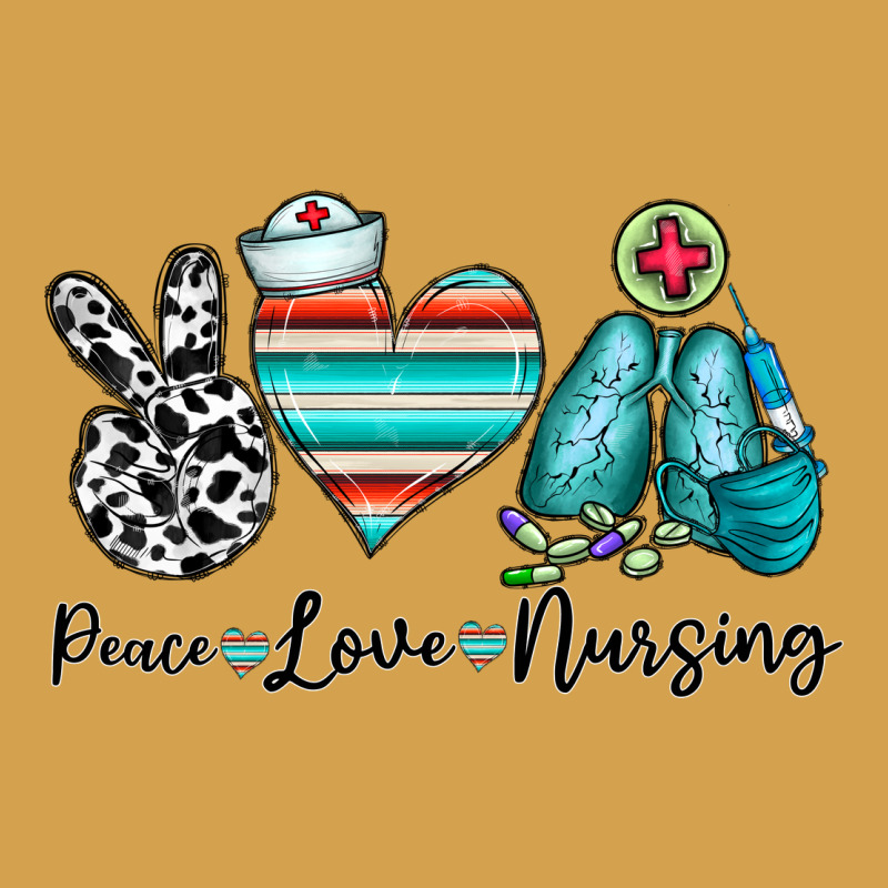 Peace Love Nursing Urban Hoodie by CowhideDigitalArt | Teevron
