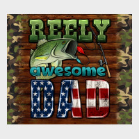 Reely Awesome Dad Urban Hoodie | Teevron