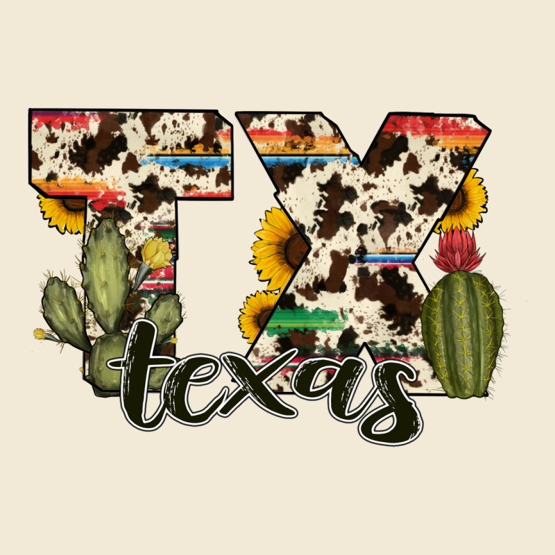 Texas State Cowhide Serape Cactus Premium Hoodie by RanaPortraitStore | Teevron