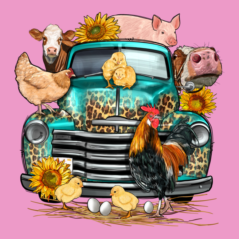 Farm Truck Farm Animals Urban Hoodie by FaDigitalArtStudio | Teevron