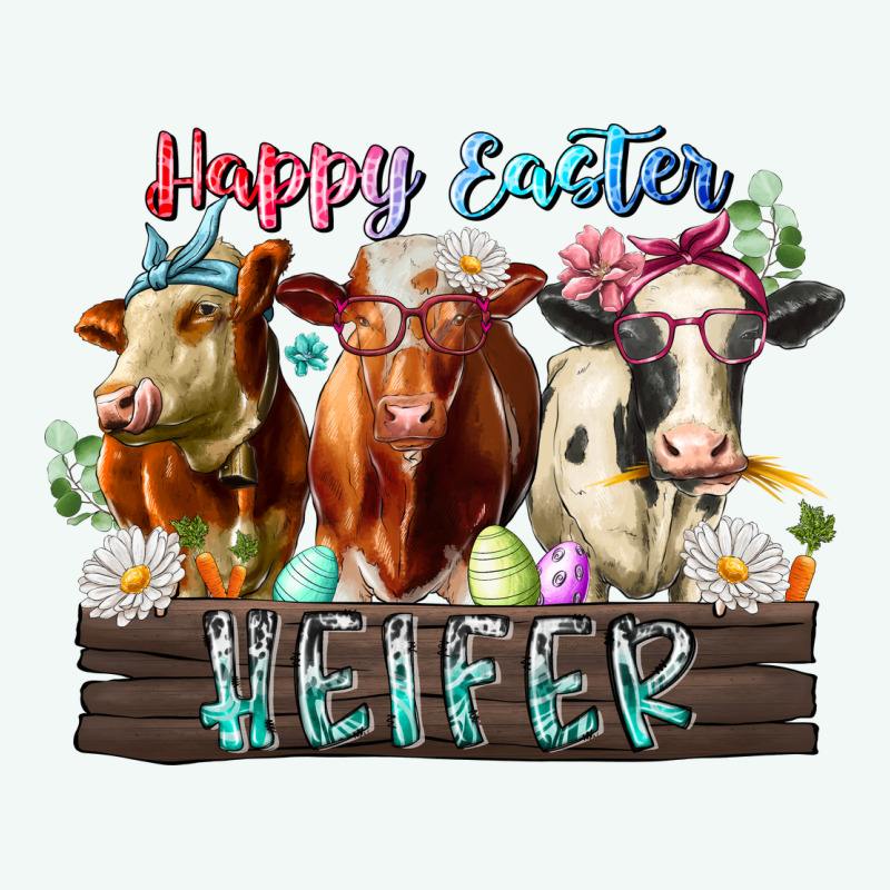 Happy Easter Heifer Premium Hoodie by RacoonDesign | Teevron