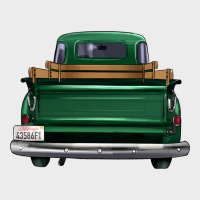 Western Green Truck Back View Urban Hoodie | Teevron