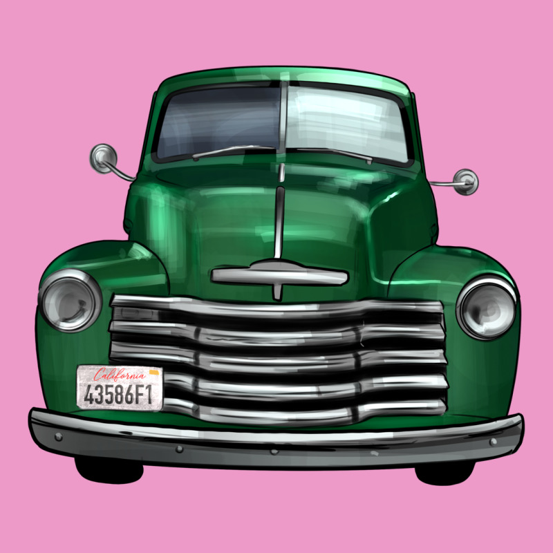 Western Green Truck Front View Urban Hoodie by FaDigitalArtStudio | Teevron
