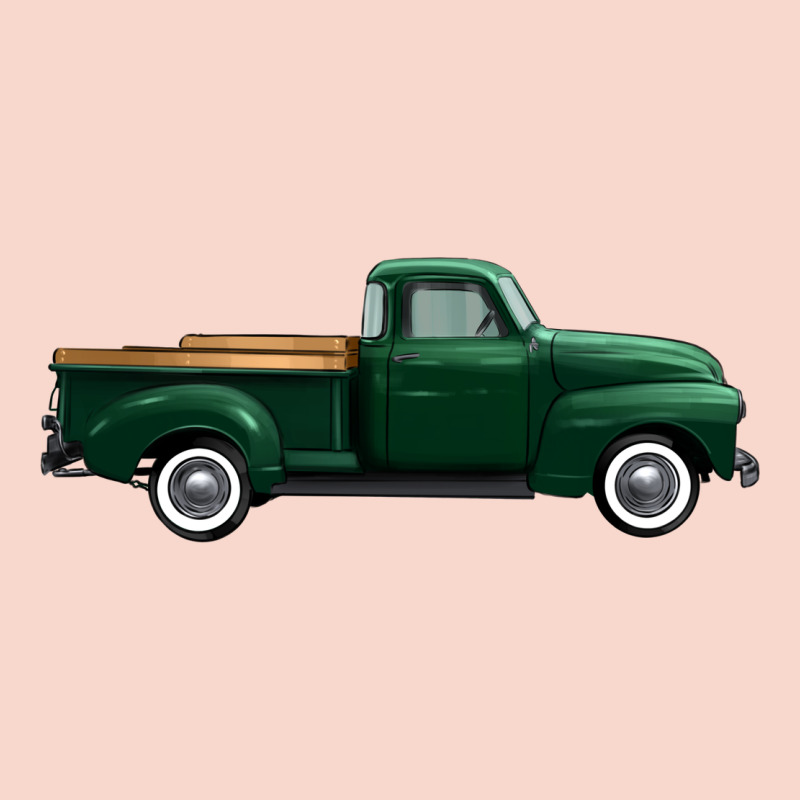 Western Green Truck Right Side View 1 Urban Hoodie by FaDigitalArtStudio | Teevron