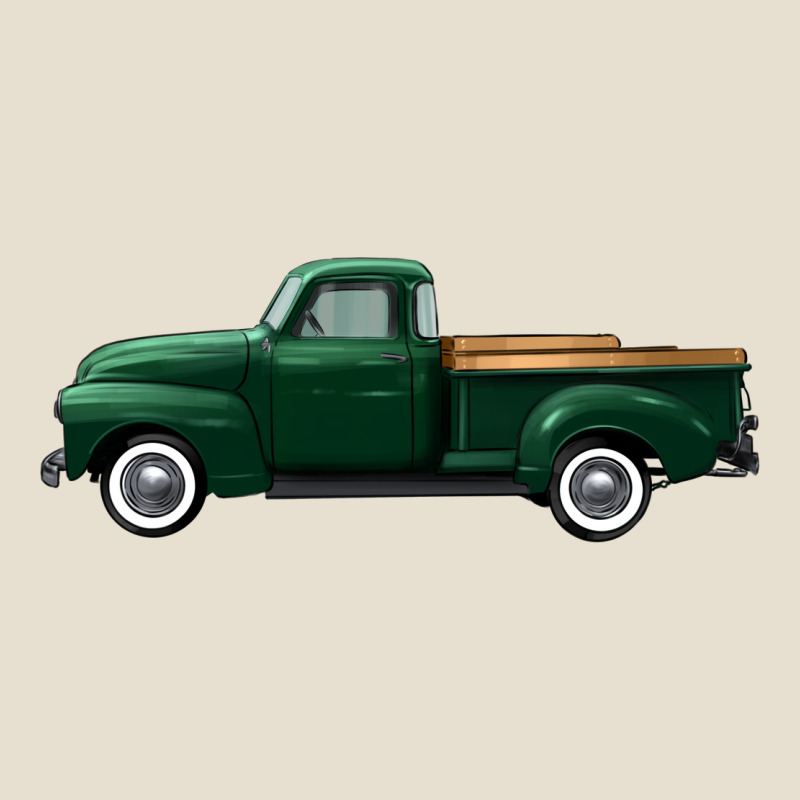 Western Green Truck Right Side View Urban Hoodie by FaDigitalArtStudio | Teevron