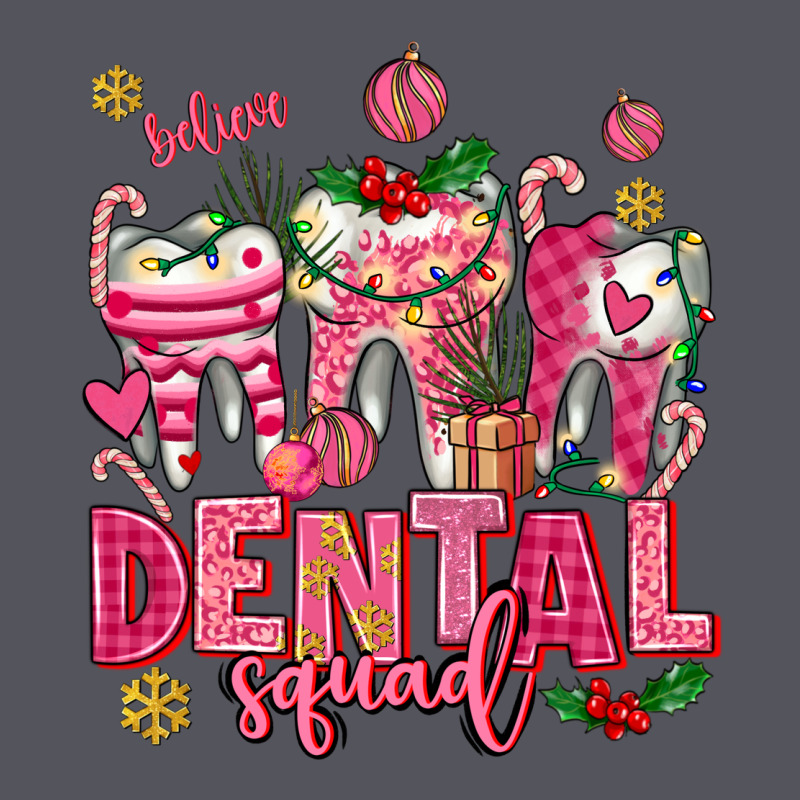 Pink Christmas Teeth Dental Squad Vintage Hoodie by AdoDesignShop | Teevron